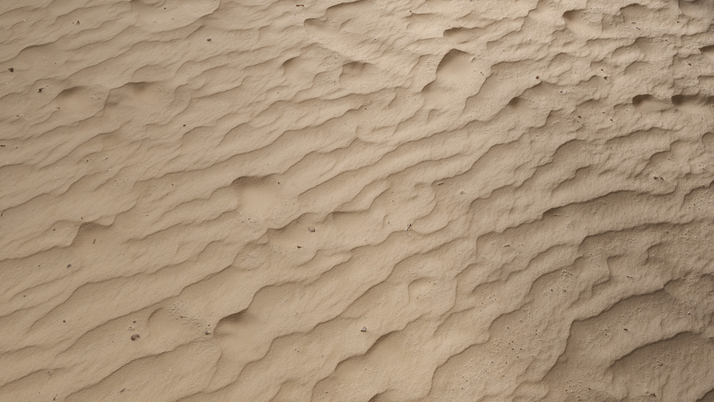 3d Scanned Dry Desert Sand 2 3x3 Meters